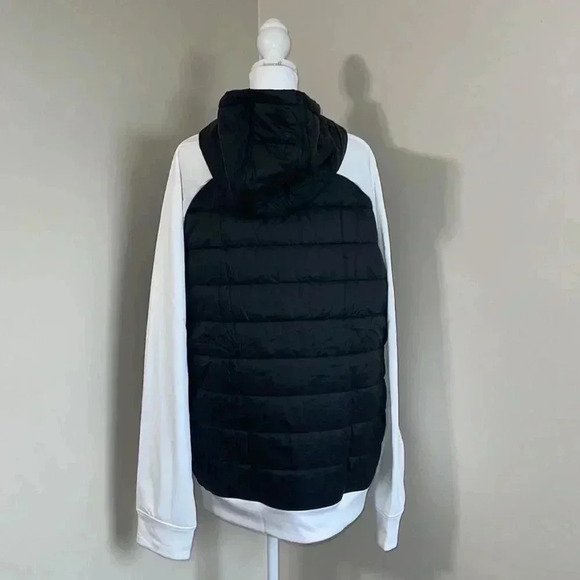 Men's Under Armour Utah Utes Hybrid Half-Zip Jacket - Black/White - Picture 8 of 16